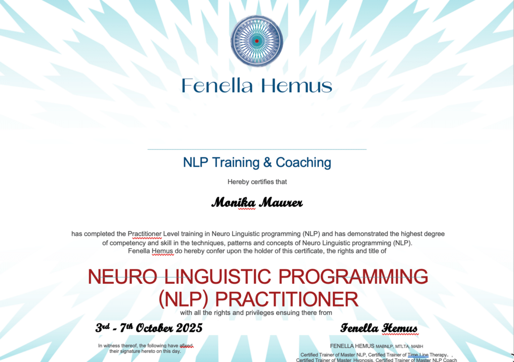 nlp certificate